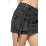 Jeans mujer Sassari Jeans modelo falda short