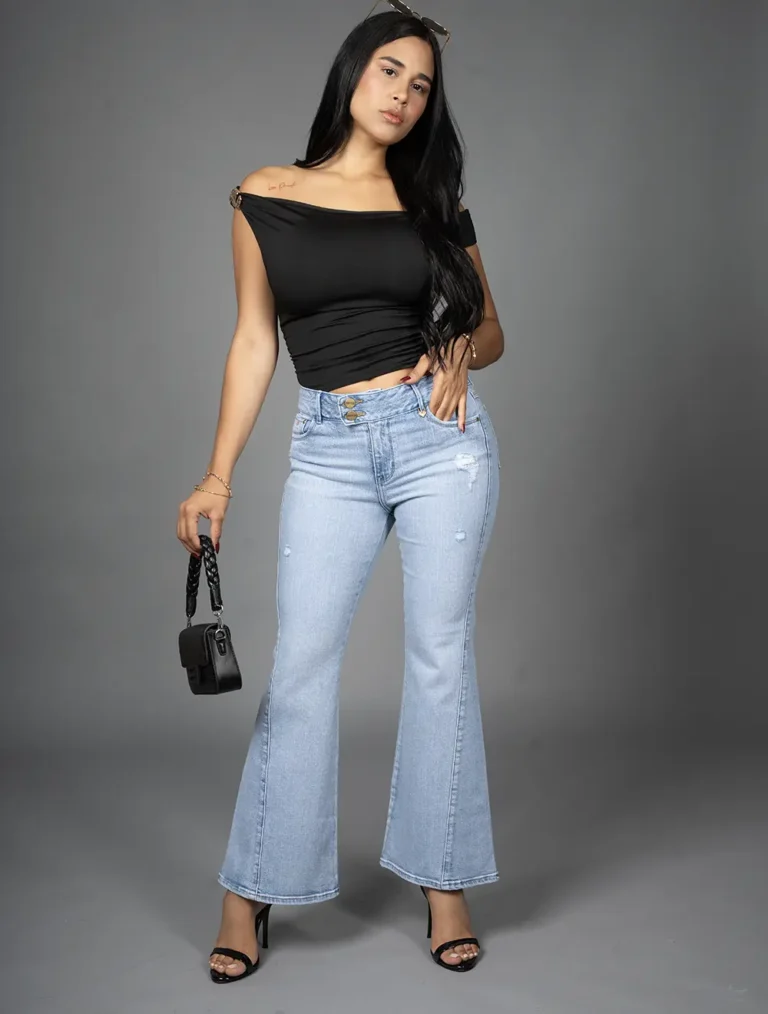 Jeans mujer Sassari Jeans modelo flare